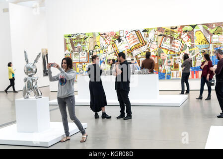 LOS ANGELES, CA - APRIL 9, 2016: The Broad Museum in Downtown of Los Angeles on April 9, 2016. Stock Photo