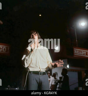 WAYNE FONTANA English pop singer  on Ready,Steady,Go ! in 1964.Photo: Tony Gale Stock Photo