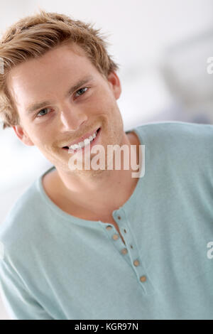 Portrait of young handsome man Stock Photo