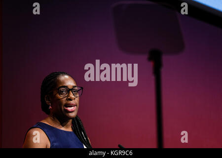 Kate Osamor at the Labour Party Autumn Conference at Brighton Centre, Brighton, UK  - Tuesday September 26, 2017. Pictured: Kate Osamor , Shadow Secretary of State for International Development Stock Photo