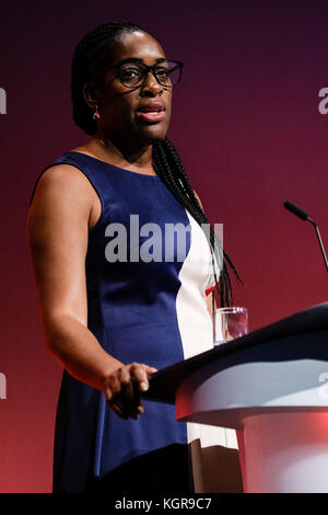 Kate Osamor at the Labour Party Autumn Conference at Brighton Centre, Brighton, UK  - Tuesday September 26, 2017. Pictured: Kate Osamor , Shadow Secretary of State for International Development Stock Photo