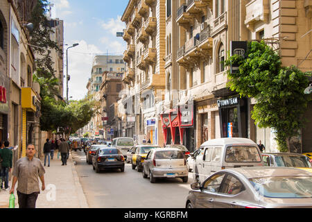 Downtown of Alexandria , Egypt Stock Photo