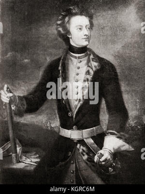 Charles XII, also Carl, 1682 – 1718.  King of Sweden.  From Hutchinson's History of the Nations, published 1915. Stock Photo