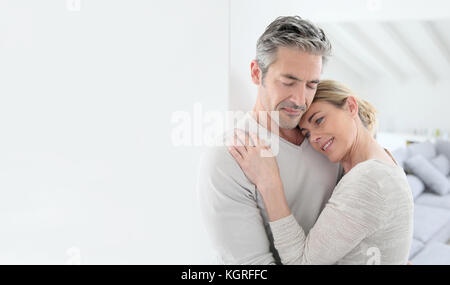 Portrait of loving mature couple Stock Photo