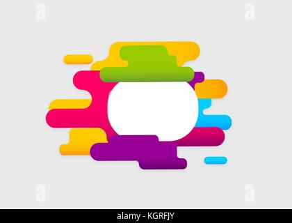 Colored abstract modern background Stock Vector