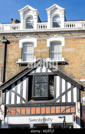 Period shop frontage, The Quadrant, Richmond, London Borough of Richmond upon Thames, Greater London, England, United Kingdom Stock Photo