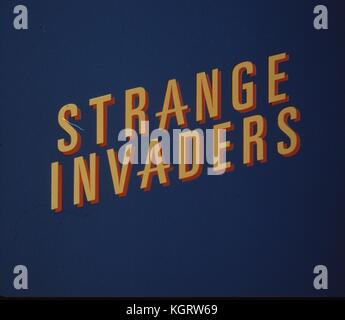 Strange Invaders (1983) Film poster     Date: 1983 Stock Photo