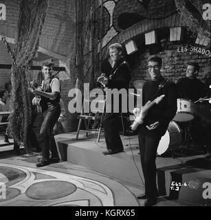 Summer Holiday (1963) , The Shadows, Hank Marvin, Bruce Welch,  Brian Bennett, Brian Locking Stock Photo