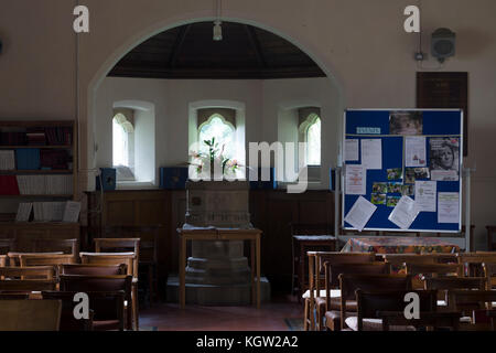 St. Michael and All Angels Church, All Stretton, Shropshire, England, UK Stock Photo