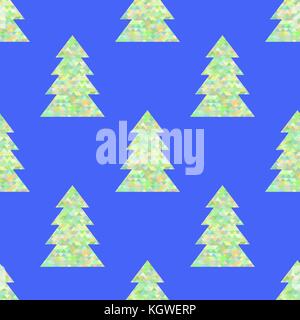 Green Decorative Seamless Pattern Stock Vector