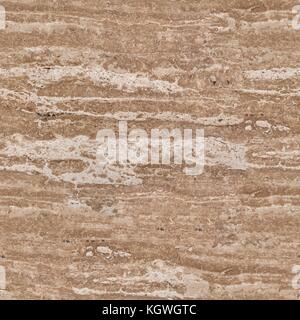 Travertine  background natural stone. Seamless square texture, t Stock Photo
