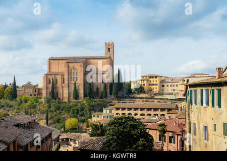 Basilica di San Domenico , Siena, Tuscany, Italy Stock Photo