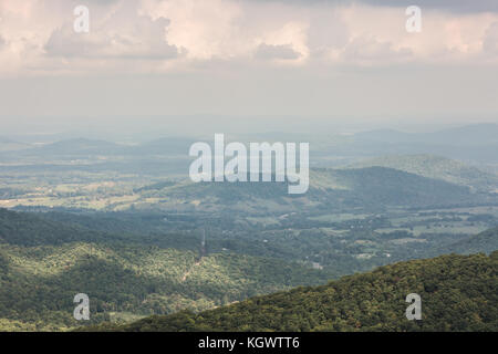 Shennandoah National Park Scenic Drive, USA Stock Photo