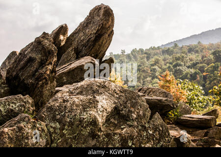 Shennandoah National Park Scenic Drive, USA Stock Photo