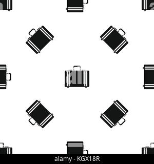 Diplomat pattern seamless black Stock Vector