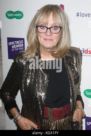 Oct 10, 2017 - Twiggy attending Specsavers Spectacle Wearer of the Year 2017, 8 Northumberland Avenue in London, England, UK Stock Photo
