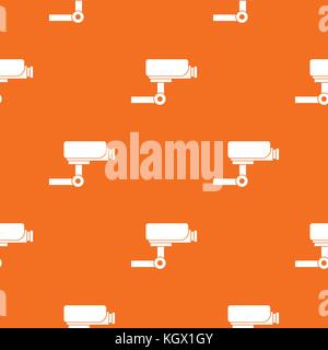 CCTV camera pattern seamless Stock Vector