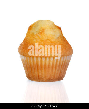 Classic cupcake for breakfast isolated on a white background Stock Photo