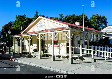 Historical house in Arrowtown, South Island, New Zealand Stock Photo