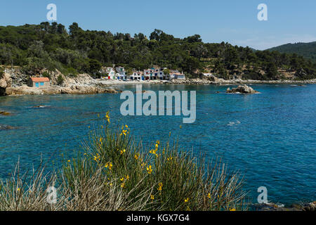Cala S'Alger on the Costa Brava in Catalonia, Spain Stock Photo