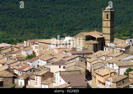 Aguero village in Huesca Province, Aragon, Spain Stock Photo - Alamy