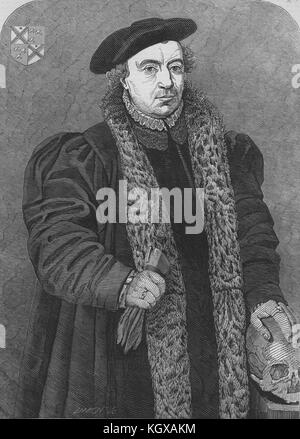 'The new Holbein' at the National Gallery. Portraits 1845. The Illustrated London News Stock Photo