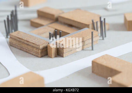 Architectural or urben design model Stock Photo
