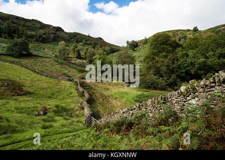 Above Grasmere on Silver How, Lake District National Park, Cumbria Stock Photo