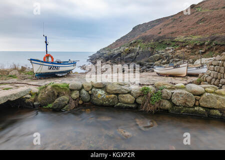 Penberth Cove, Penzance, Cornwall, United Kingdom Stock Photo