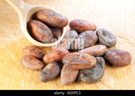 Cocoa Beans, Chocolate Ingredient Stock Photo