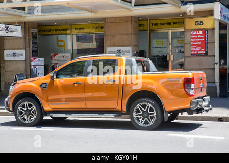 Ford Ranger Wildtrack Ute vehicle in Sydney,Australia Stock Photo