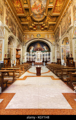 Basilica dei santi Cosma e Damiano - Roma Stock Photo