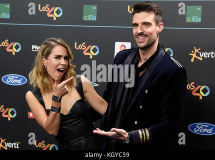 Uri Sabat Maria Gomez During The 40 Principales Music Awards In Stock Photo Alamy