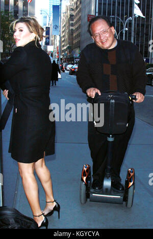 New York, NY, USA. 10th Nov, 2017. Noel Lee CEO of Monster Inc seen on his Segway at SiriusXM in New York City on November 10, 2017. Credit: Rw/Media Punch/Alamy Live News Stock Photo