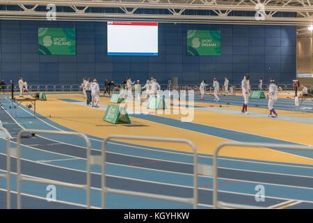 Dublin, Ireland. 11th Nov, 2017. Irish Open including Satellite World Cup Men's epee Credit: Fabrice Jolivet/Alamy Live News Stock Photo