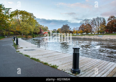 Lindsay Ontario Canada Trent Severn Waterway Scugog River Stock Photo