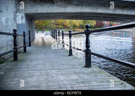 Lindsay Ontario Canada Trent Severn Waterway Scugog River Stock Photo