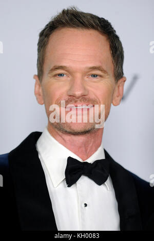 Neil Patrick Harris attends the gala on the 25th anniversary of the Elton John AIDS Foundation at Cathedral of Saint John the Divine on November 7, 2017 in New York City. Stock Photo