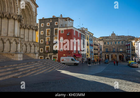 Statue of Pedro Espinosa in the Plaza de Santa Maria with a pavement cafe  and the giants arch to the rear, Antequera, Spain Stock Photo - Alamy