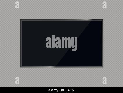 LCD TV screen Stock Vector