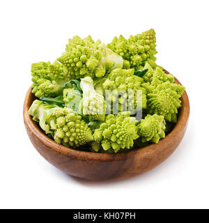 Cabbage romanesco  isolated on white background Stock Photo