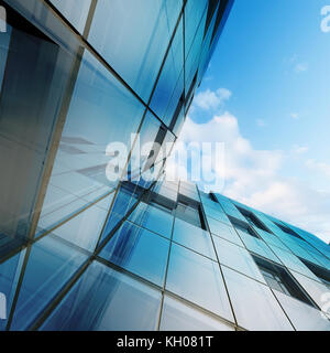 Abstract architecture. Building design and 3d rendering model my own Stock Photo