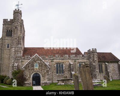 St john the baptist church, Harrietsham, Kent, UK Stock Photo