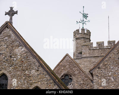 St john the baptist church, Harrietsham, Kent, UK Stock Photo