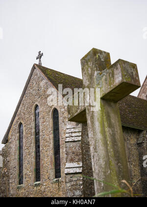 St john the baptist church, Harrietsham, Kent, UK Stock Photo