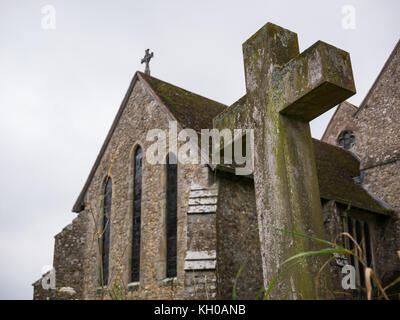 St john the baptist church, Harrietsham, Kent, UK Stock Photo