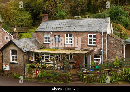 The Boat Inn, on the River Wye, Monmouthshire, Wales, UK Stock Photo