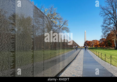 Vietnam Veterans Memorial Wall, Washington D.C. (District of Columbia ...