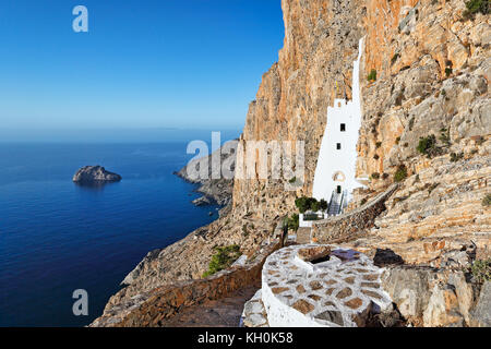 The monastery of Hozoviotissa in Amorgos island, Greece Stock Photo