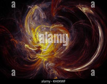 Fractal art. Cosmic abstract background. Stock Photo